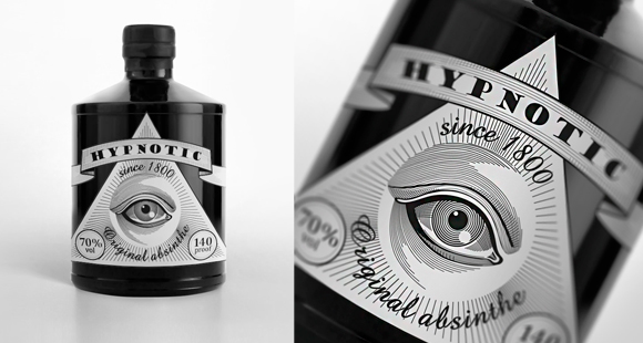 Упаковка абсента «Hypnotic»