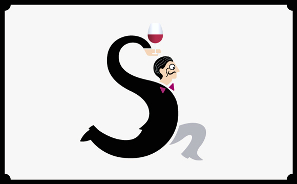 Логотип винного бренда Sommelier
