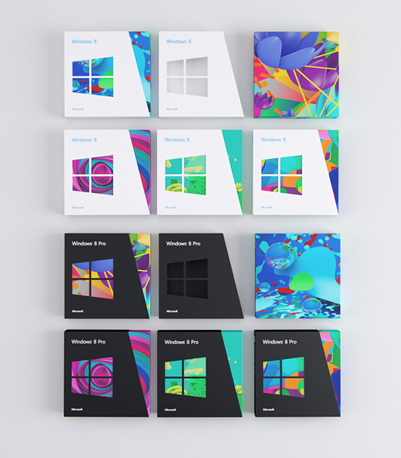 Упаковка Windows 8
