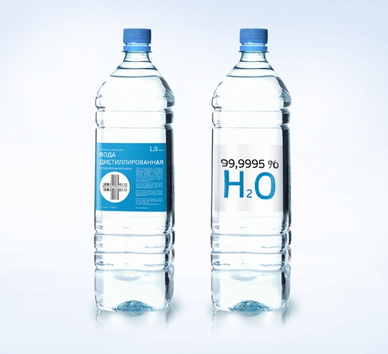 Дизайн упаковки воды