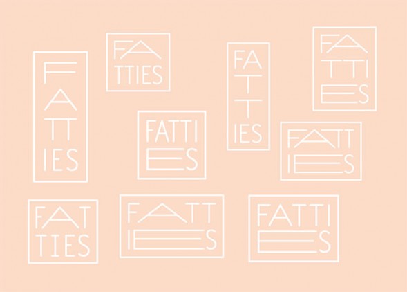 Fatties by Dot Dash #branding #typography