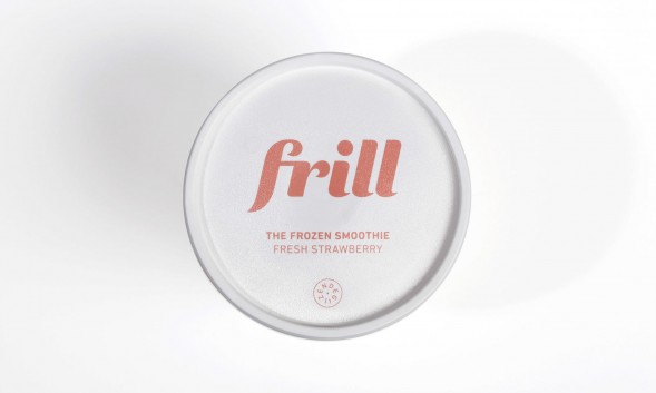 Дизайн упаковки йогуртов Frill Frozen Desserts
