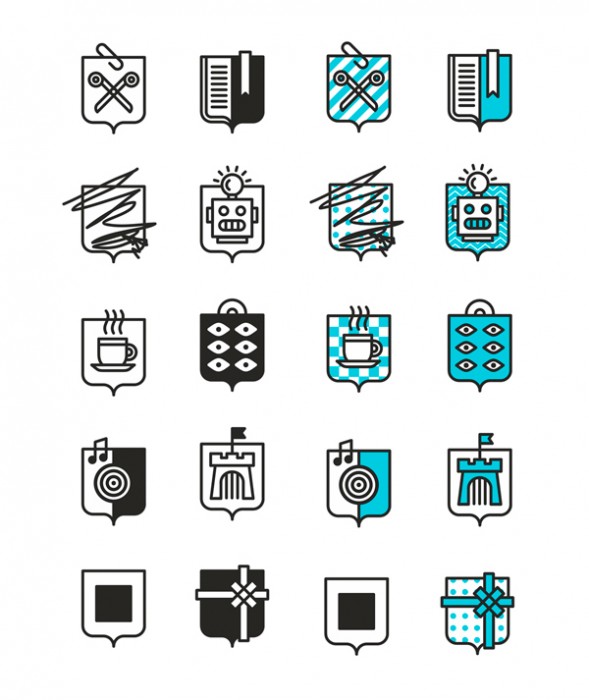 Брендинг образовательного проекта Respublica University by Denis Bashev #branding #icons 