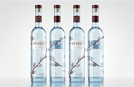 Концепт упаковки водки Verba