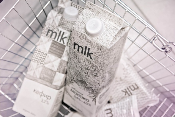 Дизайн упаковки молока
