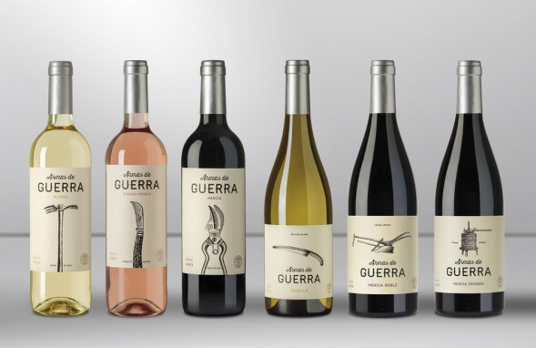 Дизайн винной этикетки Armas De Guerra