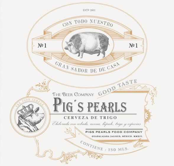 Фирменный стиль рестарана Pig Pearl`s
