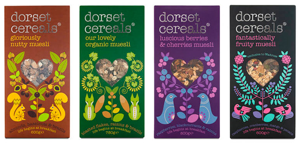 Дизайн упаковки мюсли Dorset Cereals
