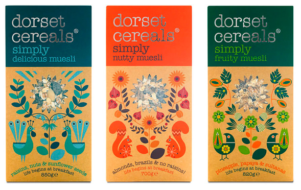 Дизайн упаковки мюсли Dorset Cereals