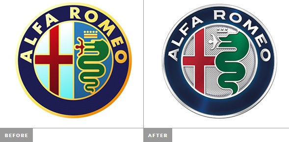 Редизайн логотипа Alfa Romeo