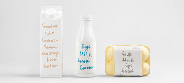Концепт упаковки молока 