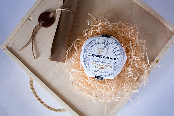 Дизайн упаковки козьего сыра
